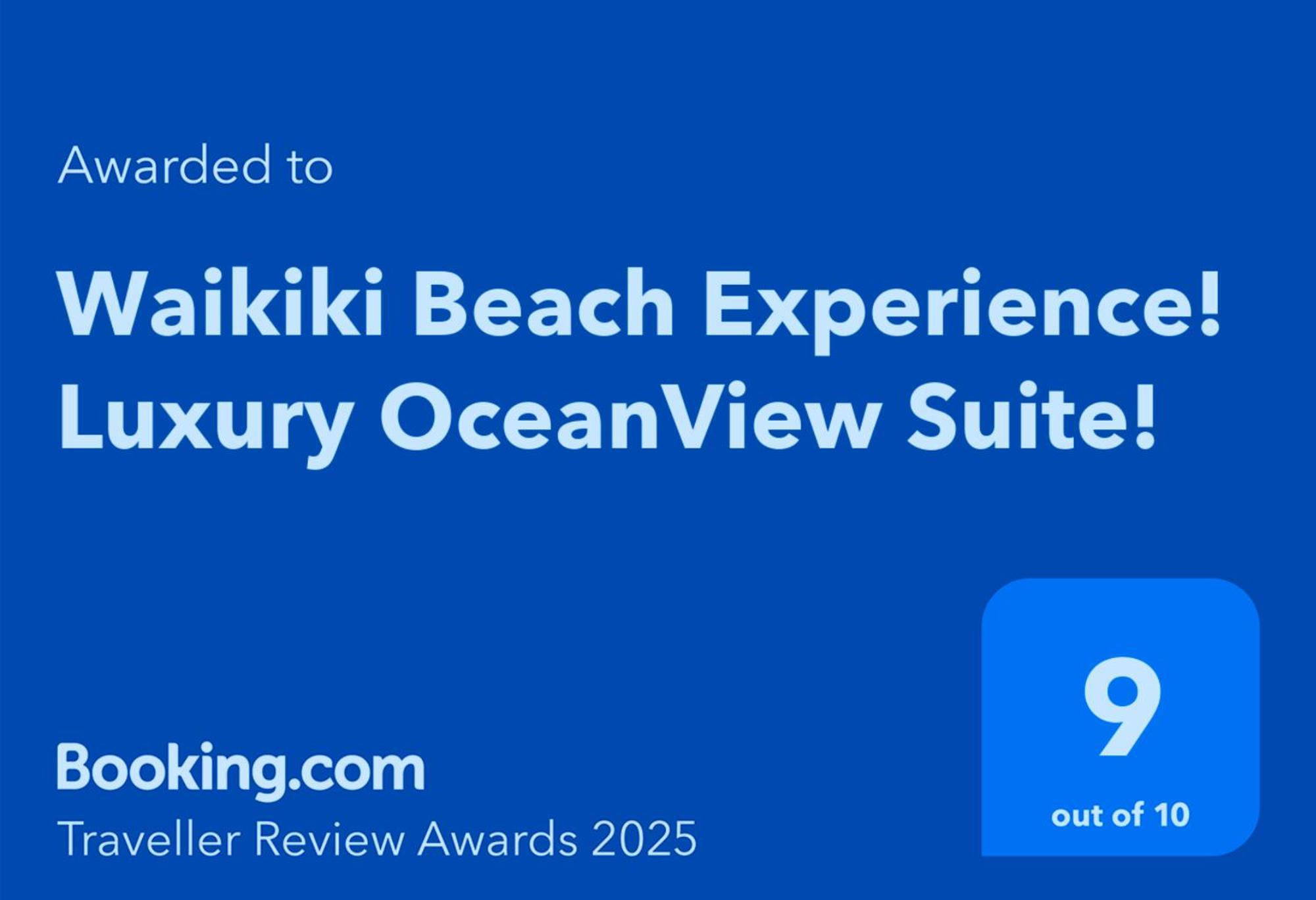 Waikiki Beach Experience! Luxury Oceanview Suite! Χονολουλού Εξωτερικό φωτογραφία